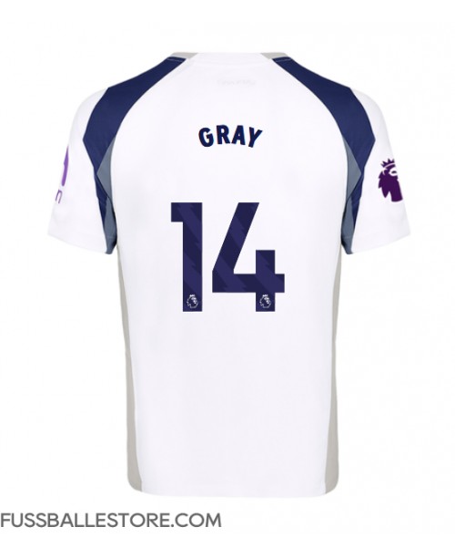Günstige Tottenham Hotspur Archie Gray #14 Heimtrikot 2025-26 Kurzarm Günstige Tottenham Hotspur Archie Gray #14 Heimtrikot 2025-26 Kurzarm